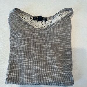 Almost Famous size small grey and white